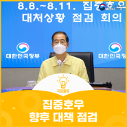 집중호우 향후 대책 점검 ('22.08.11.)