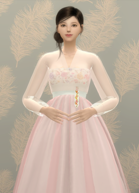 [심즈 4] 레나님의 시스루 잠옷 한복 : 네이버 블로그
