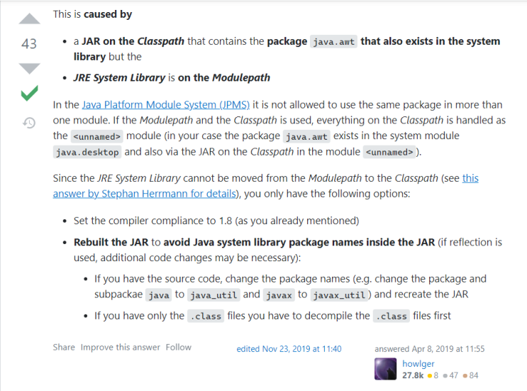 The package ... is accessible from more than one module: , xxx.xxx ...