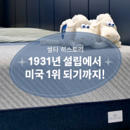 썰타 매트리스의 역사가 곧 명품 침대의 역사! 1931년 설립에서 미국 1위가 되기까지!