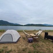 창원 노지 캠핑 본포수변생태공원 낚시도 가능한 곳