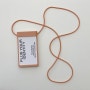 듀얼프레임 사원증 케이스, 미니멀한 디자인 힙한 목걸이 카드홀더