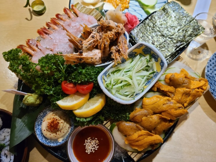 분당 서현 단새우 우니 해산물 로바다야키 : 네이버 블로그