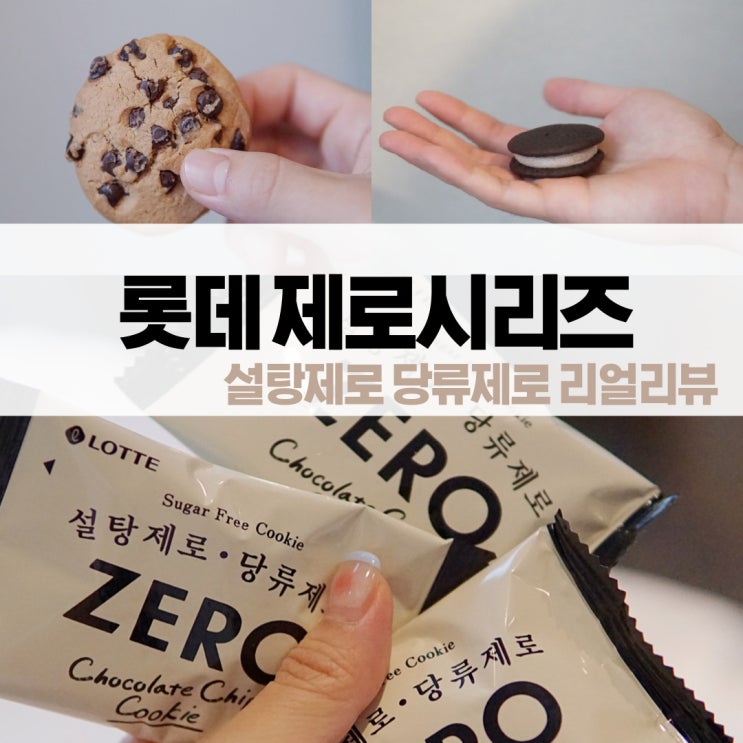 [롯데제과(무설탕과자) 설탕제로당류제로-설탕대체감미료초콜릿칩쿠키,카카오케이크,제로콜라아이스쮸쮸바 내돈내산] : 네이버 블로그