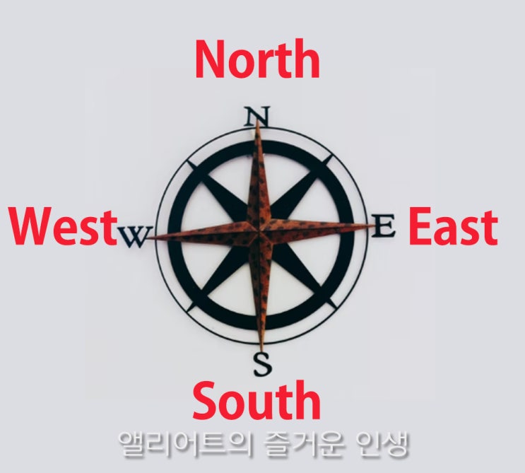 동서남북 영어로 헷갈리지 않는 방법 : 네이버 블로그
