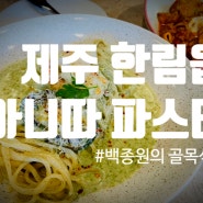 [제주 한림읍 맛집] 아니따 파스타 - 백종원의 골목식당 금악마을편 (메뉴/위치/주차)