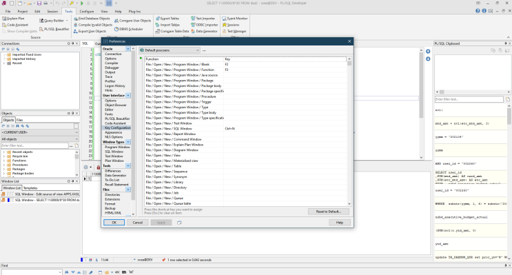 PL/SQL Developer 단축키 설정 : 네이버 블로그
