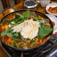 한정식 퀼리티의 곱창전골이 맛있는 대구 북구 맛집 유명식당