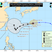 제 11호 슈퍼태풍 힌남노(HINNAMNOR) 예상 이동 경로 [현지명 Henry] 초강력 태풍