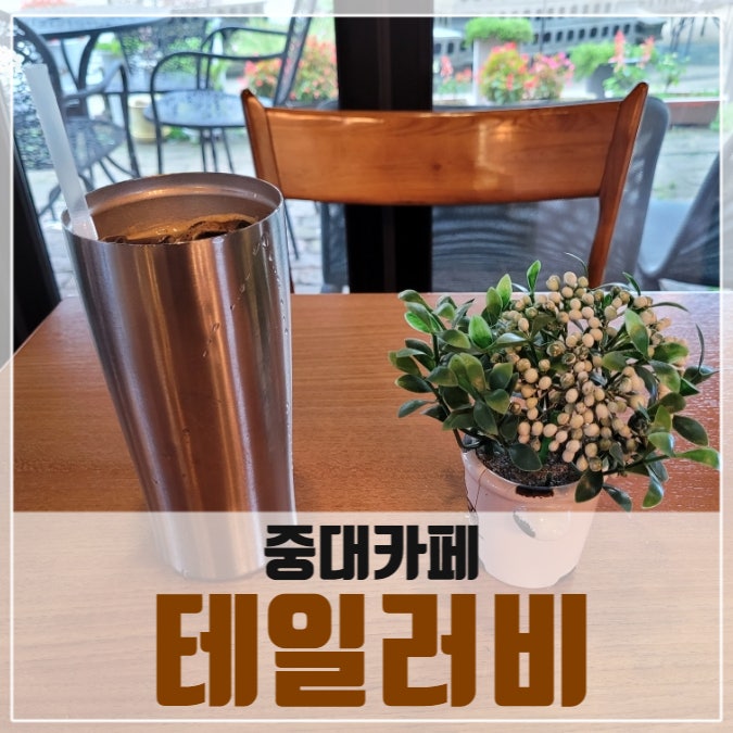 안성 중앙대 내리 분위기 좋은 카페, 테일러비 : 네이버 블로그