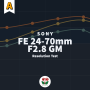 [올페의 렌즈 해상력 테스트] Sony FE 24-70mm F2.8 GM (SEL2470GM)
