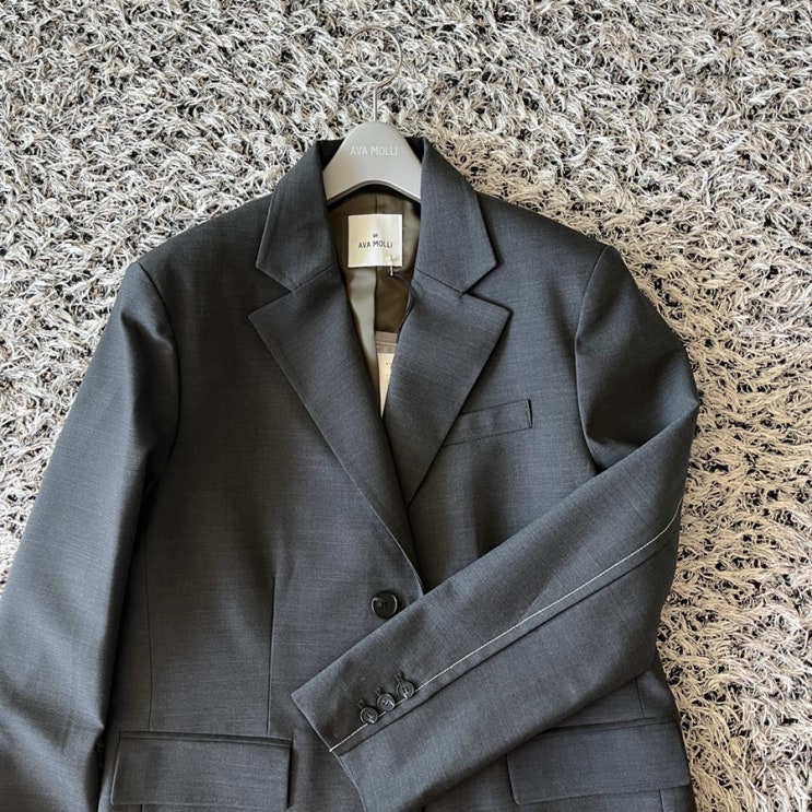 후기] AVA MOLLI 아바몰리 마틴 싱글 자켓 / MARTIN MELANGE