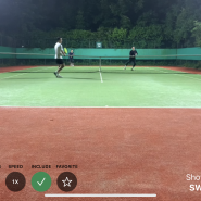 신기방기한 앱 발견-swing vision 테니스 경기 분석