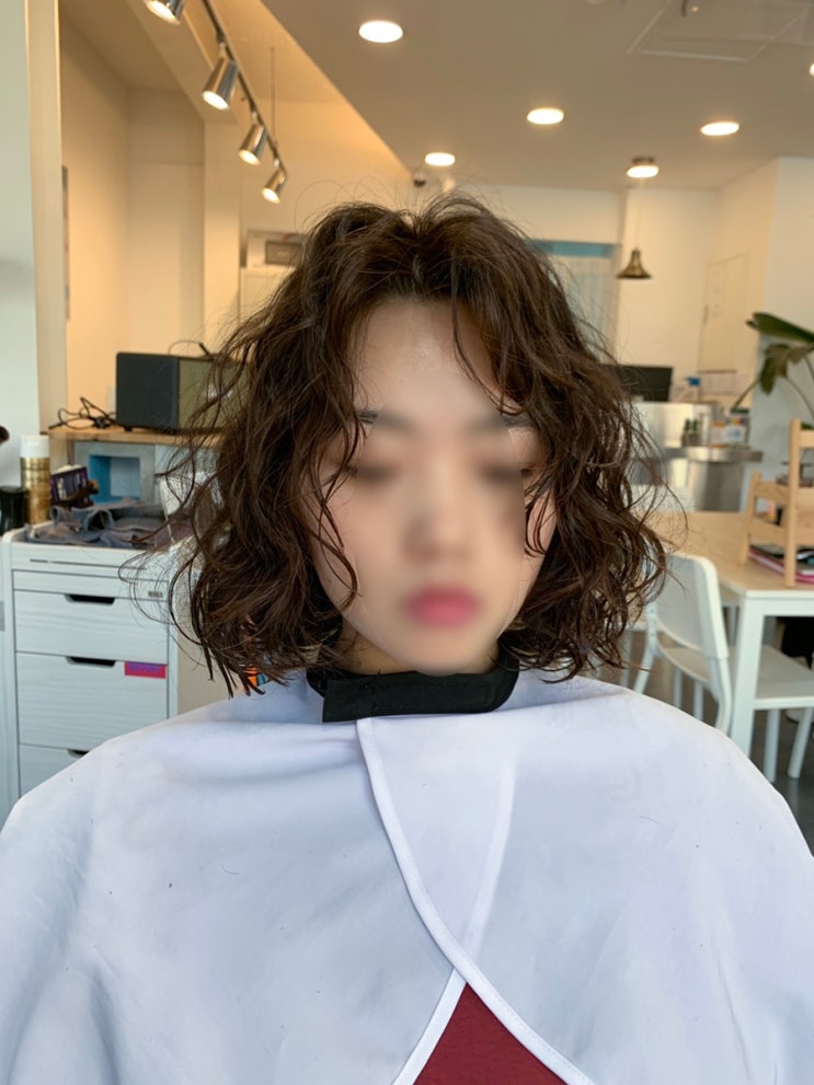 중 단발 펌 레이어드 s컬펌 히피펌 플라워펌 : 네이버 블로그