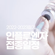 2022-2023절기 인플루엔자 독감 무료 예방접종