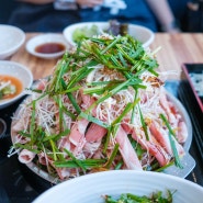 대구 송해공원 맛집 기가막힌 맛동산 행복한오리 화원옥포점