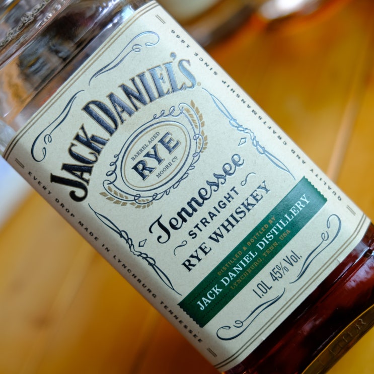 잭다니엘 라이 위스키 리뷰(JACK DANIEL'S RYE WHISKEY) : 네이버 블로그