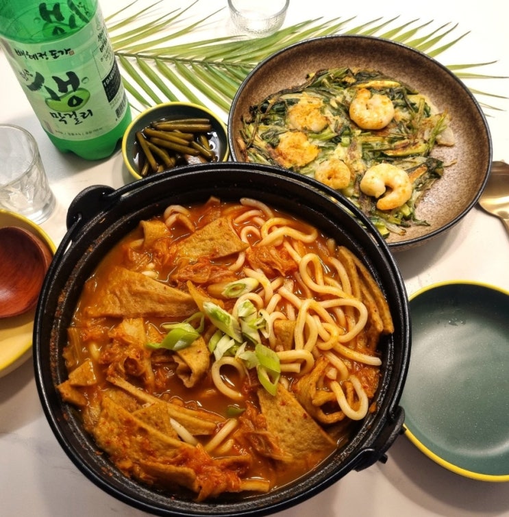 투다리김치우동 만들기 맛보장 얼큰한 김치우동레시피 : 네이버 블로그