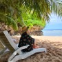 여자 혼자 해외여행! 안전한 괌 휴양지 호캉스 건비치, 닛코 호텔 수영장, 프리미엄 라운지 놀다!