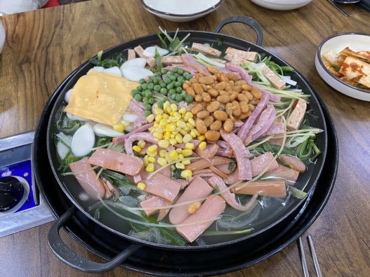 시흥능곡역 맛집 모박사 부대찌개 | 차조밥 라면사리 : 네이버 블로그