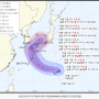 14호태풍 난마돌 일본으로 경로 틀었다네요~