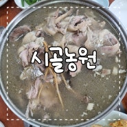 [수원] 시골농원: 광교산 맛집, 등산 후 닭백숙으로 몸보신!