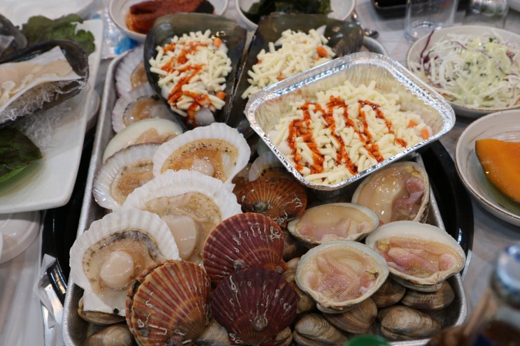 삼척 맛집 삼척조개구이 회 무한리필, 조개 요리와 갖가지 해산물을 한번에 : 네이버 블로그