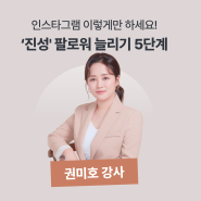 인스타그램 ‘진성' 팔로워 늘리기 꿀팁 | 가짜 말고 진짜 방법 인스타 터보 5단계