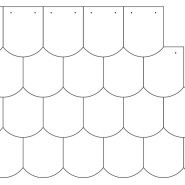 [디자인패턴] 천연슬레이트 모양과 시공패턴 - 12. 부드러운 라운드 패턴 천연슬레이트 디자인