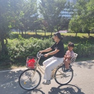 서울 아이와 가볼만한 곳 - 여의도 한강공원 아이동승 자전거 대여