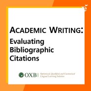 [아카데믹 라이팅/영어에세이] Evaluating Bibliographic Citations