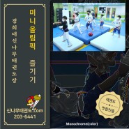 "미니 올림픽 즐기기" 영통동 경희대 신나무 태권도장