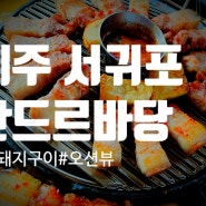 [제주 서귀포 맛집] 오션뷰 흑돼지구이 난드르바당 (예약 없이 원격 줄서기로 바로 입장)