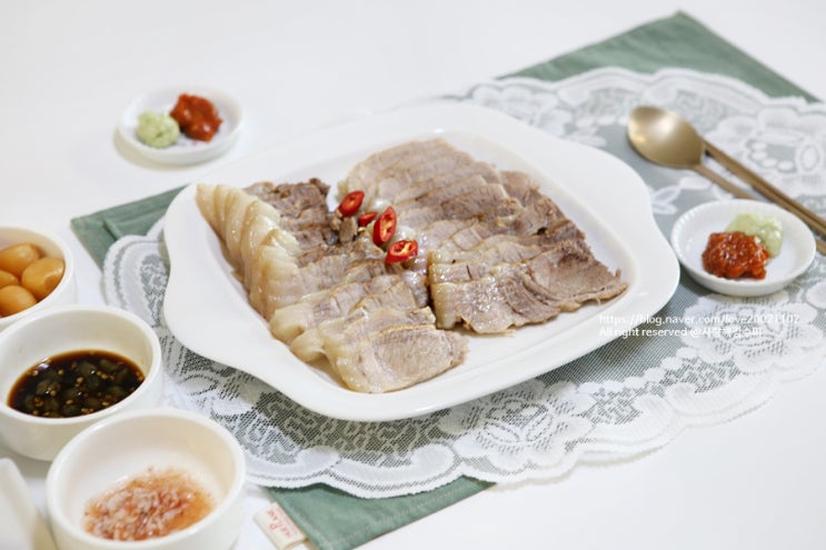 무수분 수육 압력밥솥 돼지고기 수육 삶는법 보쌈 돼지앞다리살요리 : 네이버 블로그