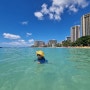 하와이 여행 - 5살 아이랑 와이키키 해변 알라모아나 쇼핑 즐기기!