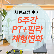[다산 힐 필라테스 PT] 체형교정 필라+PT 6주 후기~!