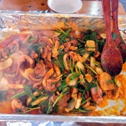비닐하우스에서 먹는 오리주물럭 철판요리 맛집 - 고향 오리 (구)오리마을(시흥시 계수동)
