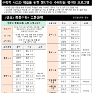 생각이 크는 수학 10월 개강 #생크 #생수