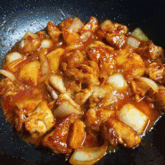 닭고기양념구이 아이메뉴 단백질식단 닭다리살 한그릇요리