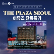 더 플라자 호텔 서울 온라인 최저가 할인 + 4시간 돌봄서비스