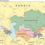 중앙아시아 지도 ~스탄 국가 뜻 어원 지도 위치 수도