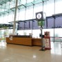 김포국제공항 국내선 출국장 2층 항공사 체크인카운터와 시설