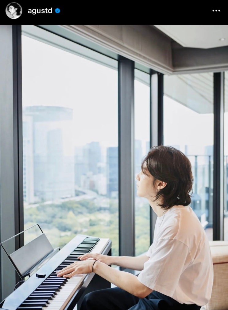 방탄소년단 슈가 Agust D Instagram : 네이버 블로그