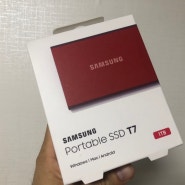 삼성 외장 SSD T7 구매 & 맥북 파컷 사용기