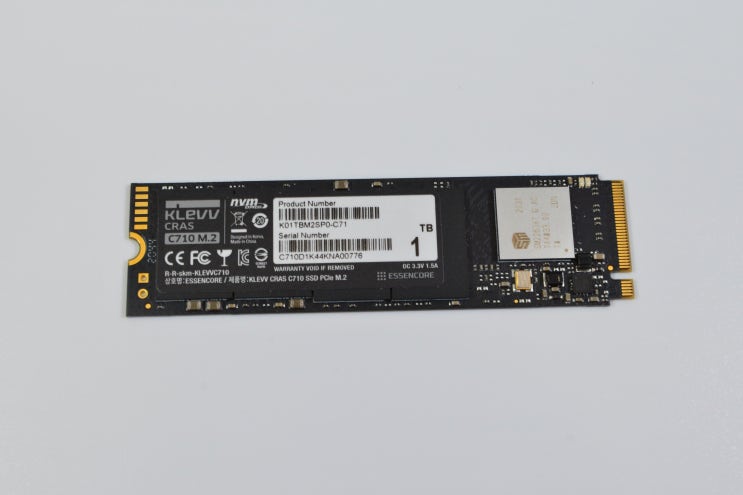 ESSENCORE KLEVV CRAS C710 M.2 NVMe (1TB) SSD 리뷰 : 네이버 블로그
