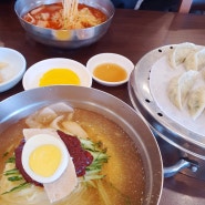 부산먹거리 '해운대밀면' 에서 만두랑 밀면 한그릇, 맛집인증!