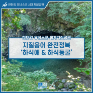 한탄강 세계지질공원센터와 함께 지질용어 완전정복! '하식애 & 하식동굴'