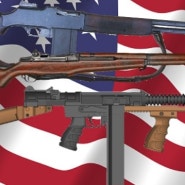 2차대전을 승리로 이끈 미군의 개인화기 M1개런드/톰슨기관단총/브라우닝 자동소총