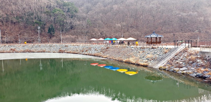 새단장 끝난 병산저수지 산책로 < 병산 빛물꿈 테마길 >