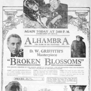 '꺾인 꽃(1919)' 세계 최초 멜로 영화